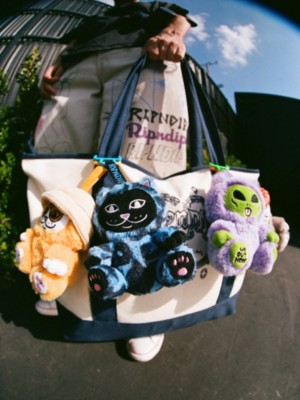 RIPNDIP Nermiee Buddiee Trippy Bag Charm Plush Toy - buy now | ID